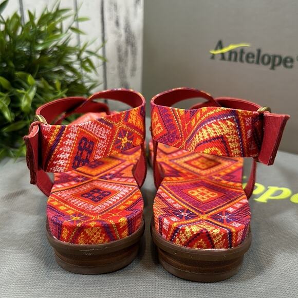 Antelope Rey Leather Toe Post Sandals Size 39 - Picture 6 of 9